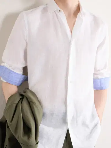 Paul Smith Linen Shirt - Men | Thumbnail 5 Paul Smith Linen Shirt - Men | Thumbnail 5