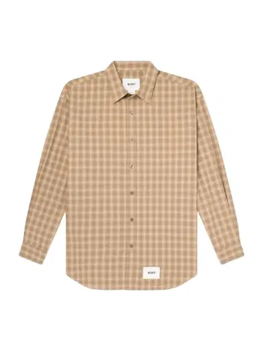 WTAPS Logo-Appliquéd Checked Woven Shirt - Men | Thumbnail 1 WTAPS Logo-Appliquéd Checked Woven Shirt - Men | Thumbnail 1
