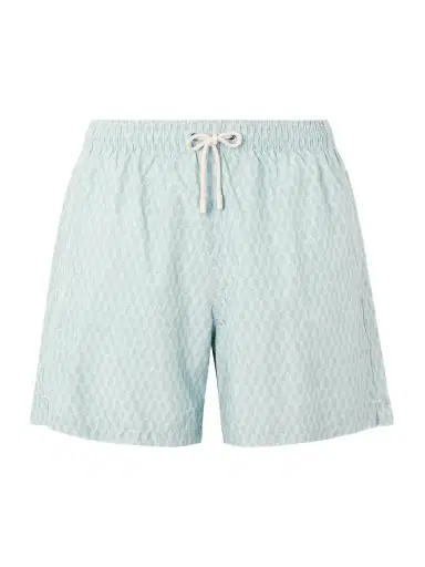 Canali Straight-Leg Mid-Length Printed Swim Shorts - Men | Thumbnail 1 Canali Straight-Leg Mid-Length Printed Swim Shorts - Men | Thumbnail 1