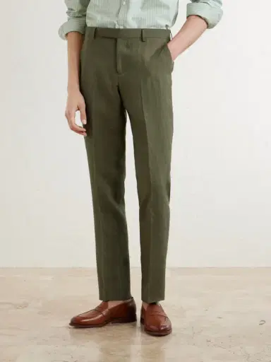 Paul Smith Slim-Fit Tapered Linen Suit Trousers - Men | Thumbnail 3 Paul Smith Slim-Fit Tapered Linen Suit Trousers - Men | Thumbnail 3