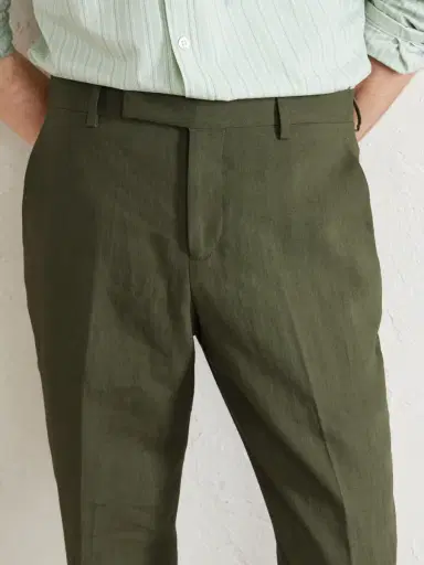 Paul Smith Slim-Fit Tapered Linen Suit Trousers - Men | Thumbnail 5 Paul Smith Slim-Fit Tapered Linen Suit Trousers - Men | Thumbnail 5