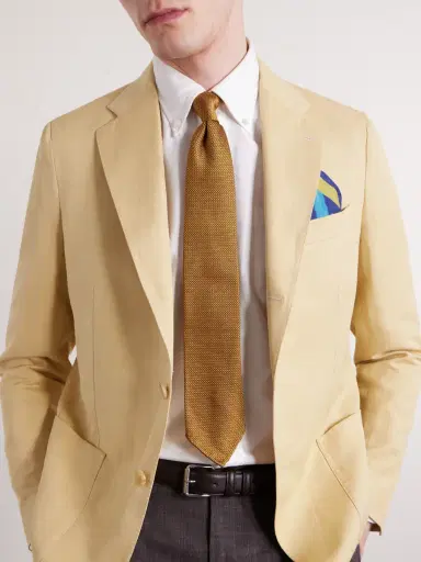 De Petrillo 7cm Silk-Jacquard Tie - Men | Thumbnail 2 De Petrillo 7cm Silk-Jacquard Tie - Men | Thumbnail 2