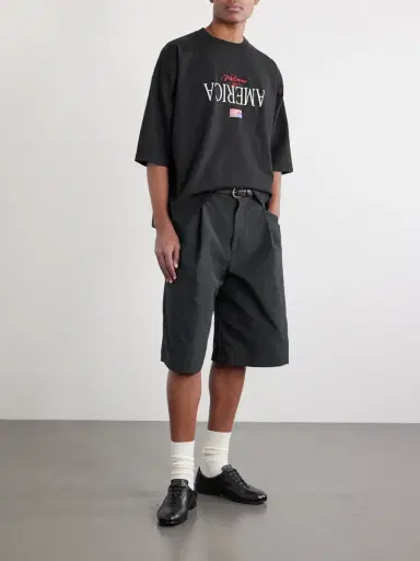 Willy Chavarria Welcome To America Logo-Embroidered Cotton-Jersey T-Shirt - Men | Thumbnail 2 Willy Chavarria Welcome To America Logo-Embroidered Cotton-Jersey T-Shirt - Men | Thumbnail 2