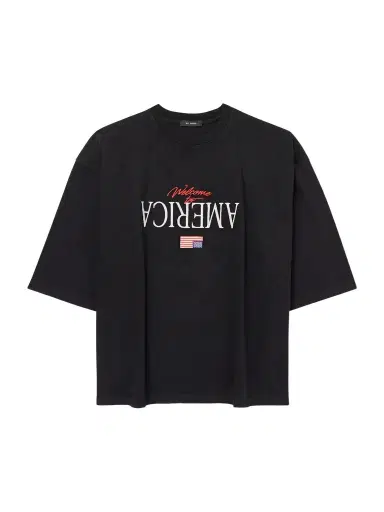 Willy Chavarria Welcome To America Logo-Embroidered Cotton-Jersey T-Shirt - Men | Thumbnail 1 Willy Chavarria Welcome To America Logo-Embroidered Cotton-Jersey T-Shirt - Men | Thumbnail 1