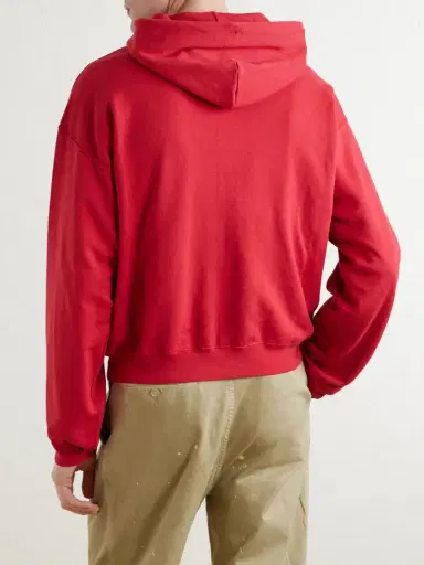 Auralee Cotton, Wool and Silk-Blend Zip-Up Hoodie - Men | Thumbnail 4 Auralee Cotton, Wool and Silk-Blend Zip-Up Hoodie - Men | Thumbnail 4