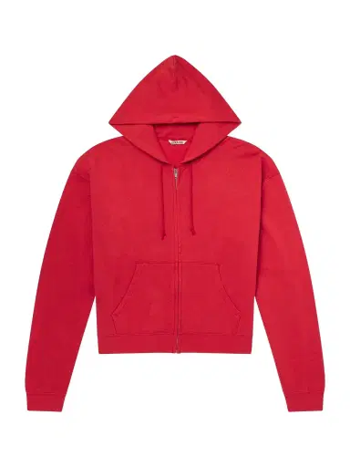 Auralee Cotton, Wool and Silk-Blend Zip-Up Hoodie - Men | Thumbnail 1 Auralee Cotton, Wool and Silk-Blend Zip-Up Hoodie - Men | Thumbnail 1