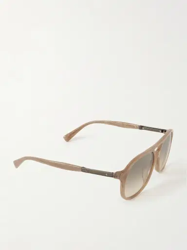 Brunello Cucinelli Aviator-Style Acetate Sunglasses - Men | Thumbnail 4 Brunello Cucinelli Aviator-Style Acetate Sunglasses - Men | Thumbnail 4