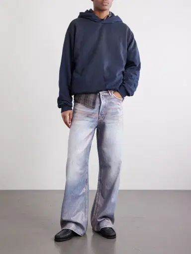 Acne Studios Glittered Wide-leg Pants | Thumbnail 2 Acne Studios Glittered Wide-leg Pants | Thumbnail 2