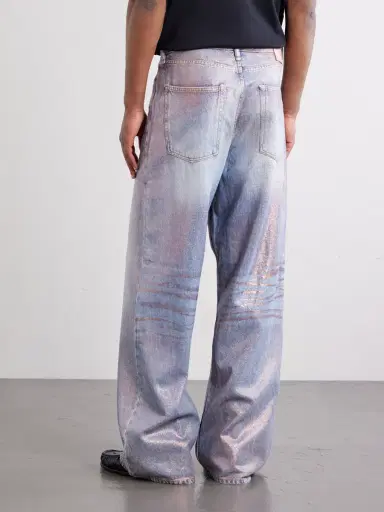 Acne Studios Glittered Wide-leg Pants | Thumbnail 4 Acne Studios Glittered Wide-leg Pants | Thumbnail 4