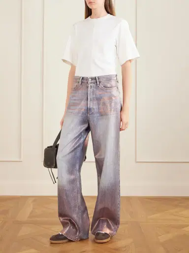 Acne Studios Glittered Wide-leg Pants | Thumbnail 8 Acne Studios Glittered Wide-leg Pants | Thumbnail 8