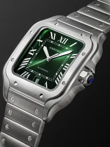 Cartier Santos de Large Automatic Stainless Steel Watch, Ref. WSSA0062 - Men | Thumbnail 3 Cartier Santos de Large Automatic Stainless Steel Watch, Ref. WSSA0062 - Men | Thumbnail 3
