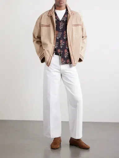 Kartik Research Camp-Collar Floral-Print Silk Shirt - Men | Thumbnail 2 Kartik Research Camp-Collar Floral-Print Silk Shirt - Men | Thumbnail 2