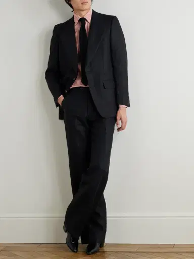 Husbands Striped Silk-Poplin Shirt - Men | Thumbnail 2 Husbands Striped Silk-Poplin Shirt - Men | Thumbnail 2