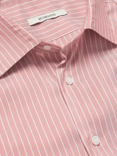 Husbands Striped Silk-Poplin Shirt - Men | Thumbnail 5 Husbands Striped Silk-Poplin Shirt - Men | Thumbnail 5