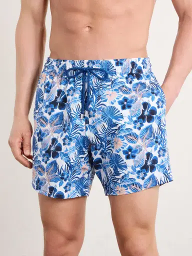 Vilebrequin Moorise Straight-Leg Mid-Length Printed Recycled Swim Shorts - Men | Thumbnail 2 Vilebrequin Moorise Straight-Leg Mid-Length Printed Recycled Swim Shorts - Men | Thumbnail 2