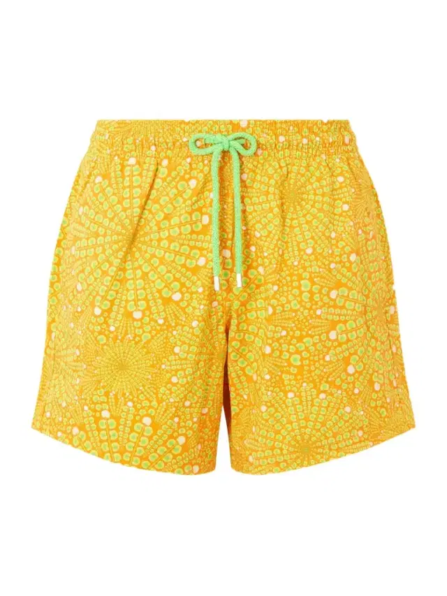 Moorise Straight-Leg Mid-Length Printed Recycled Swim Shorts - Men Moorise Straight-Leg Mid-Length Printed Recycled Swim Shorts - Men