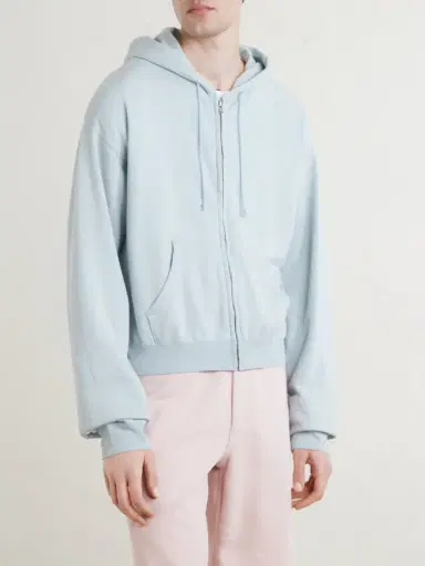 Auralee Cotton, Wool and Silk-Blend Zip-Up Hoodie - Men | Thumbnail 3 Auralee Cotton, Wool and Silk-Blend Zip-Up Hoodie - Men | Thumbnail 3