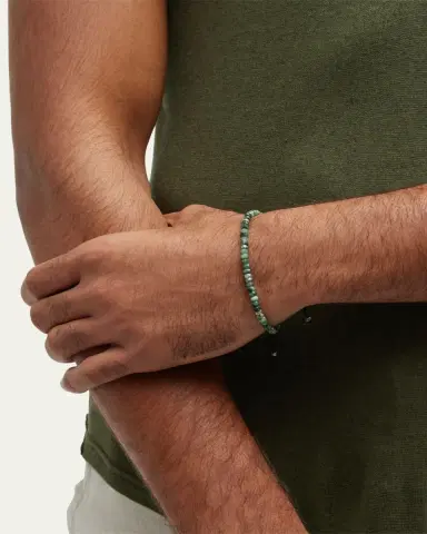Jan Leslie Men's Gemstone Beaded Bracelet | Thumbnail 2 Jan Leslie Men's Gemstone Beaded Bracelet | Thumbnail 2