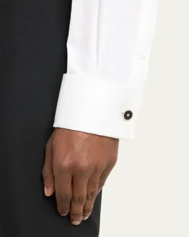 Jan Leslie Men's Black Onyx and Diamond Cufflinks | Thumbnail 2 Jan Leslie Men's Black Onyx and Diamond Cufflinks | Thumbnail 2