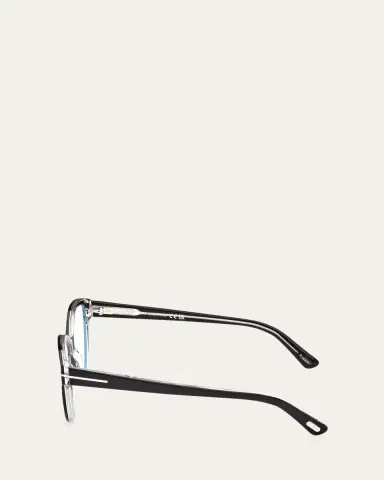 TOM FORD Blue Blocking Rounded Acetate Cat-Eye Glasses | Thumbnail 3 TOM FORD Blue Blocking Rounded Acetate Cat-Eye Glasses | Thumbnail 3