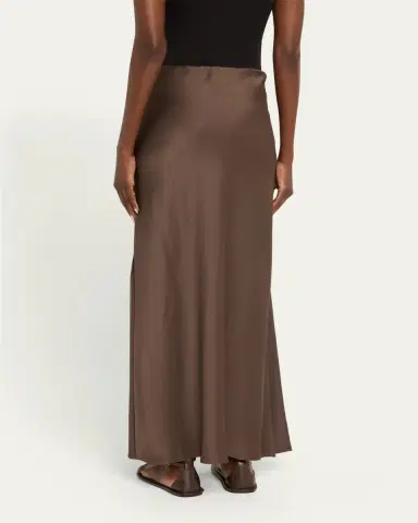 Brunello Cucinelli Satin Cady Maxi Pencil Skirt | Thumbnail 3 Brunello Cucinelli Satin Cady Maxi Pencil Skirt | Thumbnail 3