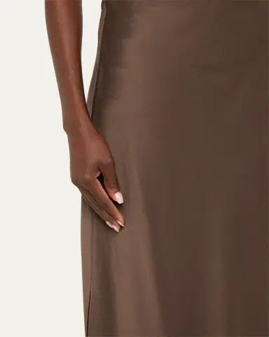 Brunello Cucinelli Satin Cady Maxi Pencil Skirt | Thumbnail 5 Brunello Cucinelli Satin Cady Maxi Pencil Skirt | Thumbnail 5