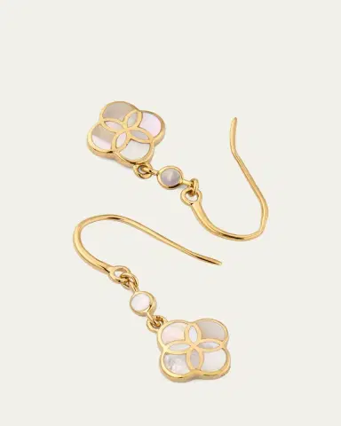 Jan Leslie Petal Gemstone Drop Earrings | Thumbnail 4 Jan Leslie Petal Gemstone Drop Earrings | Thumbnail 4