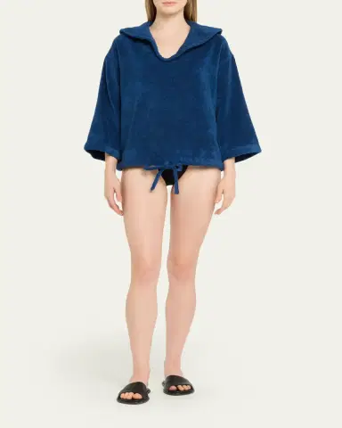 Lisa Marie Fernandez Sailor Terry Cloth Top | Thumbnail 2 Lisa Marie Fernandez Sailor Terry Cloth Top | Thumbnail 2