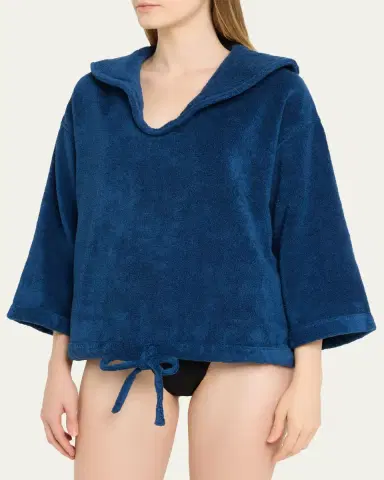 Lisa Marie Fernandez Sailor Terry Cloth Top | Thumbnail 4 Lisa Marie Fernandez Sailor Terry Cloth Top | Thumbnail 4