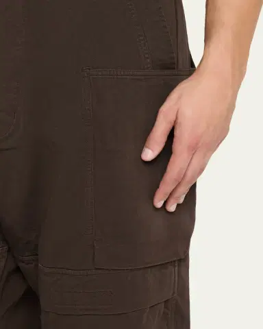 DRKSHDW RICK OWENS Men's Stefan Relaxed-Fit Cotton Cargo Pants | Thumbnail 5 DRKSHDW RICK OWENS Men's Stefan Relaxed-Fit Cotton Cargo Pants | Thumbnail 5