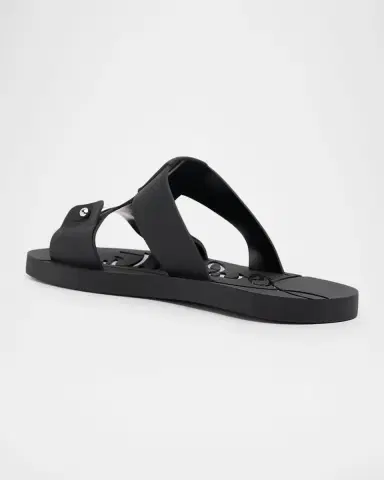 Christian Louboutin Men's Zakouski Flat Rubber Sandals | Thumbnail 4 Christian Louboutin Men's Zakouski Flat Rubber Sandals | Thumbnail 4
