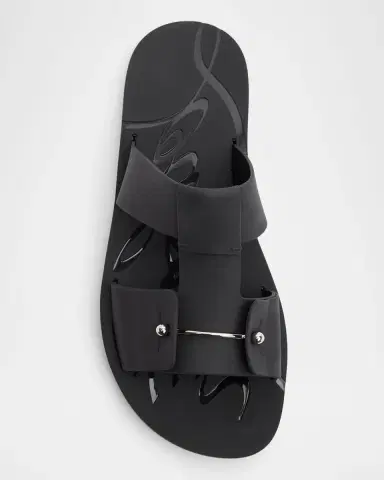 Christian Louboutin Men's Zakouski Flat Rubber Sandals | Thumbnail 6 Christian Louboutin Men's Zakouski Flat Rubber Sandals | Thumbnail 6