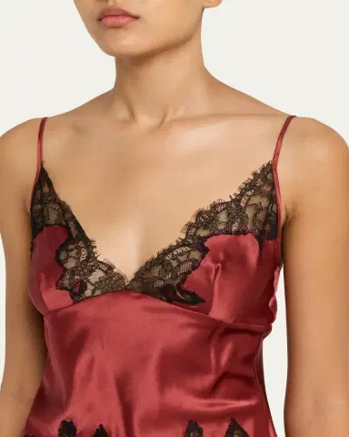 Kiki De Montparnasse Giselle Lace-Trim Silk Cami | Thumbnail 5 Kiki De Montparnasse Giselle Lace-Trim Silk Cami | Thumbnail 5