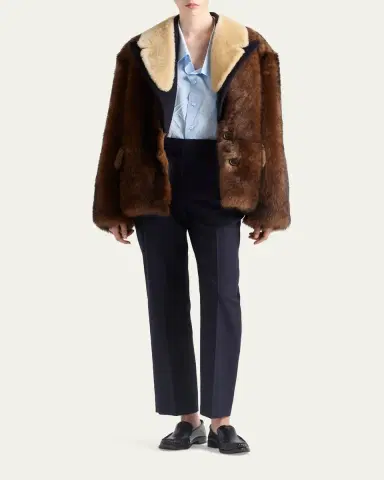 Prada Asymmetric Poplin Button-Down Shirt | Thumbnail 2 Prada Asymmetric Poplin Button-Down Shirt | Thumbnail 2