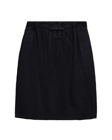 Prada Chevron Wool Gathered Midi Skirt | Thumbnail 1 Prada Chevron Wool Gathered Midi Skirt | Thumbnail 1