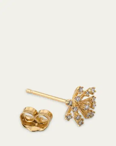 Sydney Evan Small Desert Flower Stud Earring, Single | Thumbnail 4 Sydney Evan Small Desert Flower Stud Earring, Single | Thumbnail 4