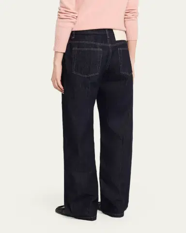 Jil Sander Creased Straight-Leg Denim Trousers | Thumbnail 3 Jil Sander Creased Straight-Leg Denim Trousers | Thumbnail 3