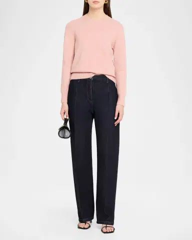 Jil Sander Creased Straight-Leg Denim Trousers | Thumbnail 6 Jil Sander Creased Straight-Leg Denim Trousers | Thumbnail 6