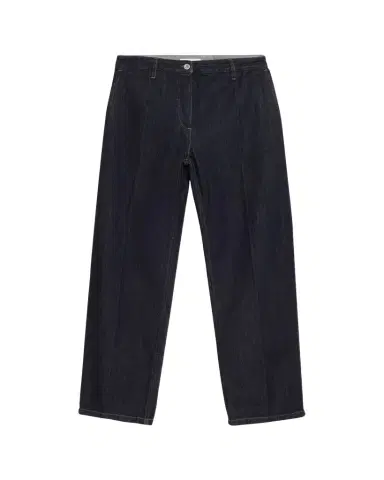 Jil Sander Creased Straight-Leg Denim Trousers | Thumbnail 1 Jil Sander Creased Straight-Leg Denim Trousers | Thumbnail 1