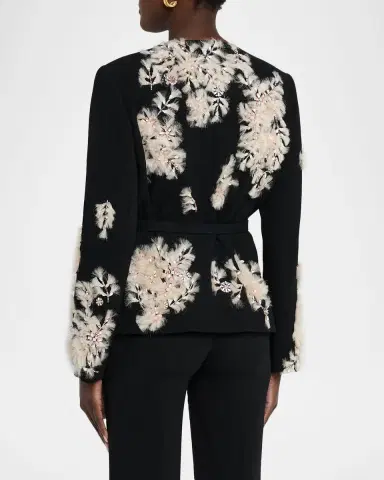 Libertine Whispering Blooms Belted Wrap Jacket | Thumbnail 7 Libertine Whispering Blooms Belted Wrap Jacket | Thumbnail 7