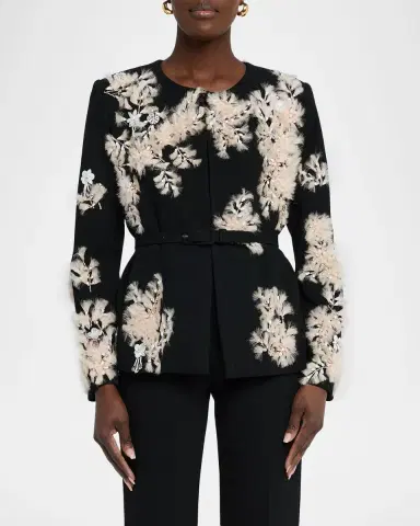 Libertine Whispering Blooms Belted Wrap Jacket | Thumbnail 8 Libertine Whispering Blooms Belted Wrap Jacket | Thumbnail 8