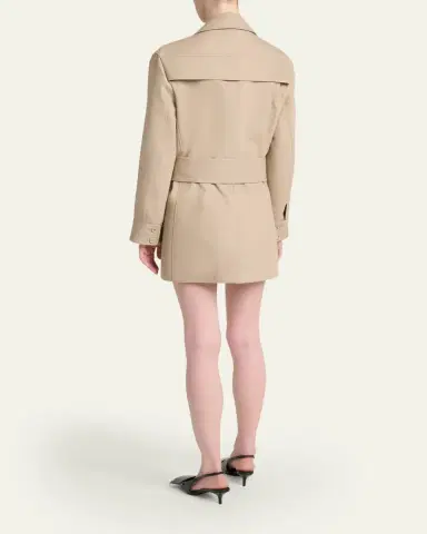 Courrèges Flap-Pocket Belted Utility Jacket | Thumbnail 3 Courrèges Flap-Pocket Belted Utility Jacket | Thumbnail 3