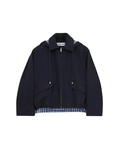Loewe Water-Repellent Cotton Gabardine Hooded Parka Jacket | Thumbnail 1 Loewe Water-Repellent Cotton Gabardine Hooded Parka Jacket | Thumbnail 1