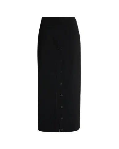 Courrèges Button-Front Crepe Maxi Skirt | Thumbnail 1 Courrèges Button-Front Crepe Maxi Skirt | Thumbnail 1