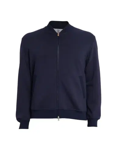 Brunello Cucinelli Men's Cotton Full-Zip Cardigan Sweatshirt | Thumbnail 1 Brunello Cucinelli Men's Cotton Full-Zip Cardigan Sweatshirt | Thumbnail 1