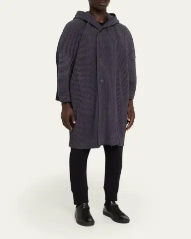 Homme Plissé Issey Miyake Hooded Plisse Coat | Thumbnail 4 Homme Plissé Issey Miyake Hooded Plisse Coat | Thumbnail 4