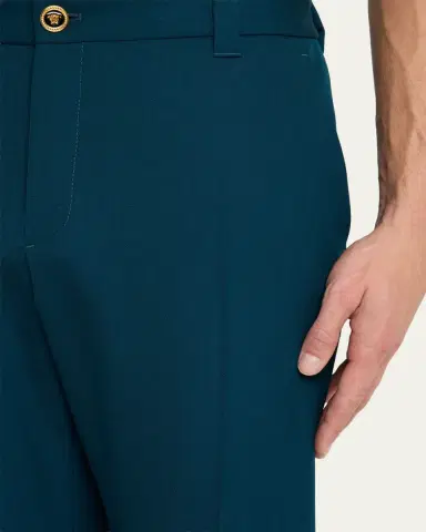 Versace Men's Wool Jogger Pants | Thumbnail 5 Versace Men's Wool Jogger Pants | Thumbnail 5