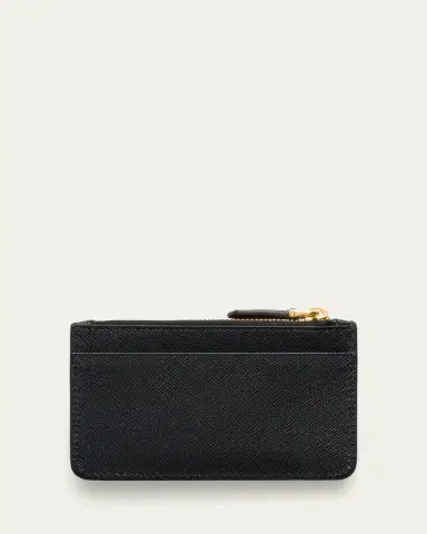 Prada Saffiano & Smooth Leather Card Holder | Thumbnail 2 Prada Saffiano & Smooth Leather Card Holder | Thumbnail 2