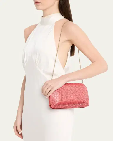 Giorgio Armani La Prima Satin & Rhinestone Clutch Bag | Thumbnail 2 Giorgio Armani La Prima Satin & Rhinestone Clutch Bag | Thumbnail 2
