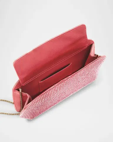 Giorgio Armani La Prima Satin & Rhinestone Clutch Bag | Thumbnail 8 Giorgio Armani La Prima Satin & Rhinestone Clutch Bag | Thumbnail 8